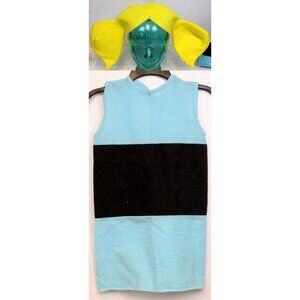Rubies Cartoon Network Powerpuff Girls Costume Bubbles Dress Headpiece Hair Med
